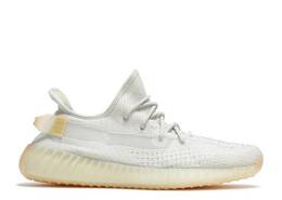 Adidas: Светлые кроссовки  Yeezy Boost 350 v2