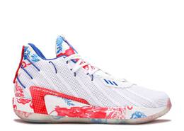 Adidas: Белые кроссовки  Dame 7