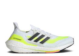 Adidas: Белые кроссовки  Ultraboost 21