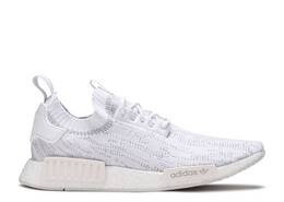 Adidas: Белые кроссовки  NMD_R1 Primeknit