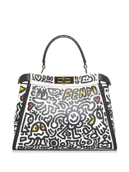 Fendi Pre-Owned: Белая сумка-шоппер