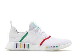 Adidas: Белые кроссовки  NMD_R1