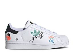 Adidas: Белые кроссовки  Superstar Pure