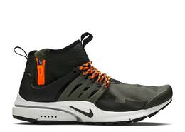 Nike: Кроссовки  Air Presto Mid Utility цвета хаки