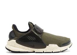 Nike: Кроссовки  Sock Dart цвета хаки