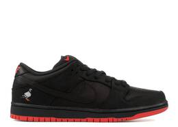 Nike: Чёрные кроссовки  Dunk Low Pro SB