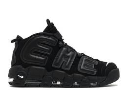 Nike: Чёрные кроссовки  Air More Uptempo