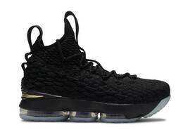 Nike: Чёрные кроссовки  Lebron 15