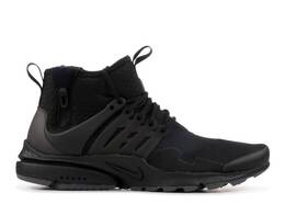 Nike: Чёрные кроссовки  Air Presto Mid Utility