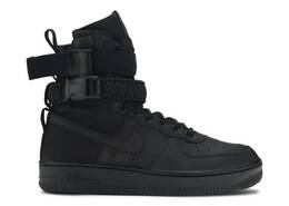 Nike: Чёрные кроссовки  Air Force 1 High