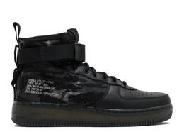 Nike: Чёрные кроссовки  SF Air Force 1