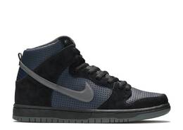 Nike: Чёрные кроссовки  SB Dunk High Pro