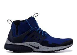 Nike: Голубые кроссовки  Air Presto Mid Utility