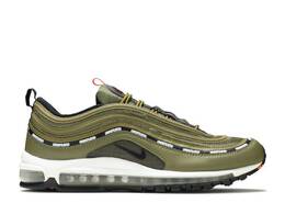 Nike: Зелёные кроссовки  Air Max 97