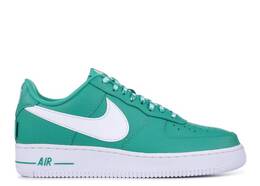 Nike: Зелёные кроссовки  Air Force 1