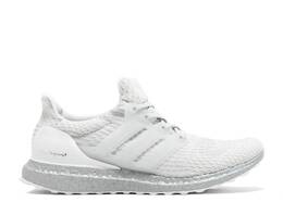 Adidas: Серебристые кроссовки  UltraBoost