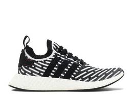 Adidas: Белые кроссовки  NMD_R2 Primeknit