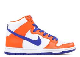 Nike: Оранжевые кроссовки  SB Dunk High