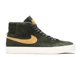 Nike: Серые кроссовки  SB Blazer Mid