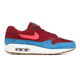 Nike: Бордовые кроссовки  Air Max 1