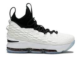 Nike: Белые кроссовки  Lebron 15