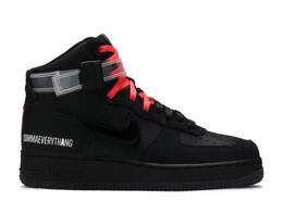 Nike: Чёрные кроссовки  Air Force 1 High