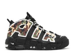 Nike: Чёрные кроссовки  Air More Uptempo