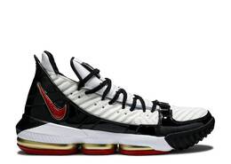 Nike: Белые кроссовки  Lebron 16