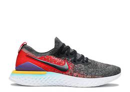 Nike: Чёрные кроссовки  Epic React Flyknit 2