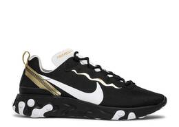 Nike: Чёрные кроссовки React Element 55 SE