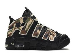 Nike: Чёрные кроссовки  Air More Uptempo