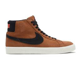 Nike: Коричневые кроссовки  Blazer SB