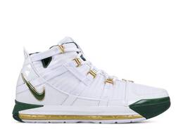 Nike: Белые кроссовки  Zoom Lebron 3 QS