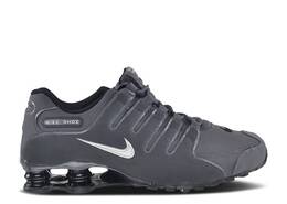 Nike: Тёмные кроссовки  Shox NZ