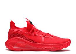 Under Armour: Красные кроссовки  Curry 6