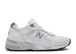 New Balance: Белые кроссовки  991