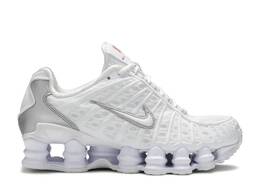 Nike: Серебристые кроссовки  Shox TL