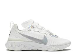 Nike: Белые кроссовки  React Element 55