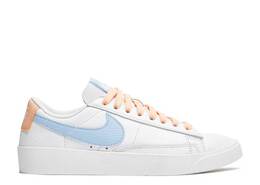 Nike: Голубые кроссовки  Blazer Low LE