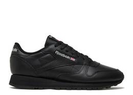 Reebok: Чёрные кроссовки  Classic Leather