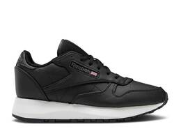 Reebok: Чёрные кроссовки  Classic Leather