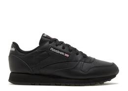 Reebok: Чёрные кроссовки  Classic Leather