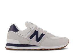 New Balance: Белые кроссовки  574