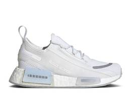 Adidas: Белые кроссовки  NMD_R1 Spectoo