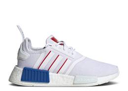 Adidas: Белые кроссовки  NMD_R1 J