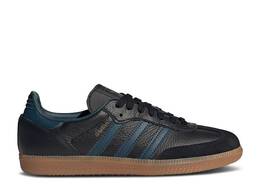 Adidas: Чёрные кроссовки  Samba