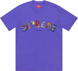 Supreme: Фиолетовая футболка 