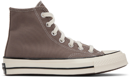 Converse: Коричневые кроссовки  Chuck 70 Hi