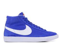 Nike: Голубые кроссовки  Blazer Mid Premium