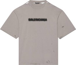 Balenciaga: Чёрная футболка 